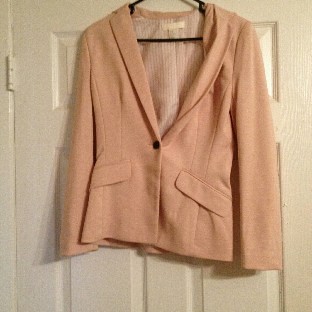 Peach blazer